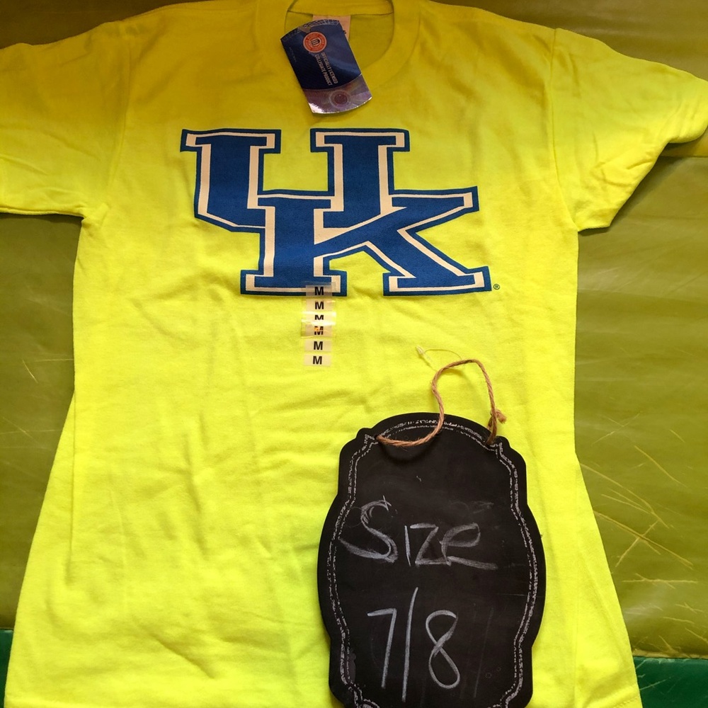 Kids Neon Yellow Graphic Tee